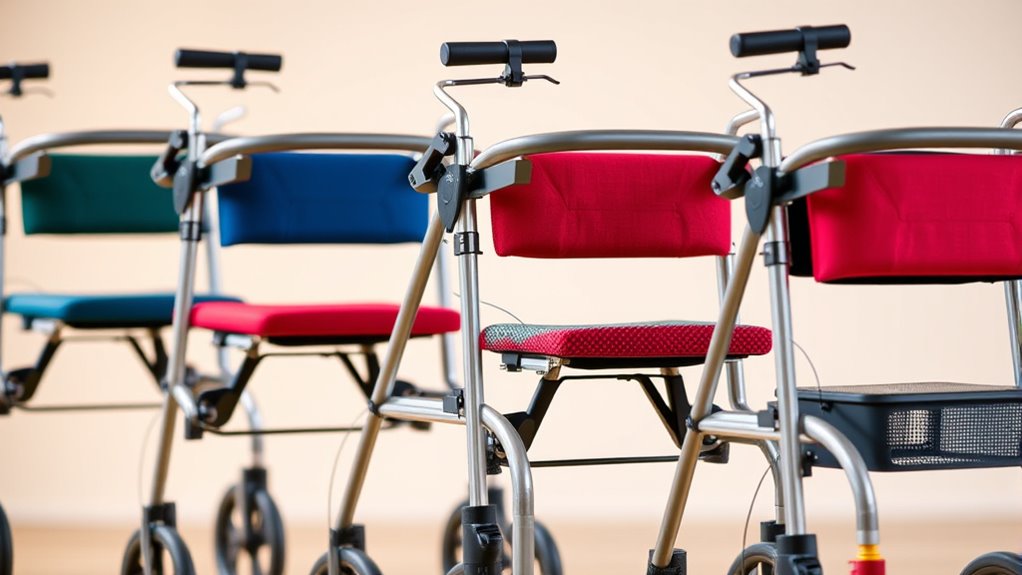 choosing safe adjustable rollators