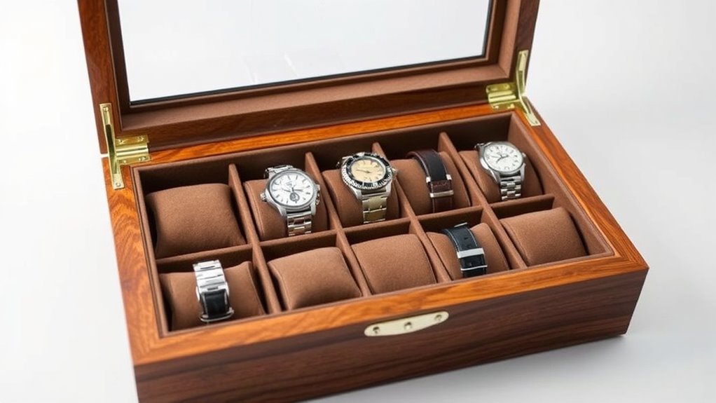 choosing spacious wooden watch cases
