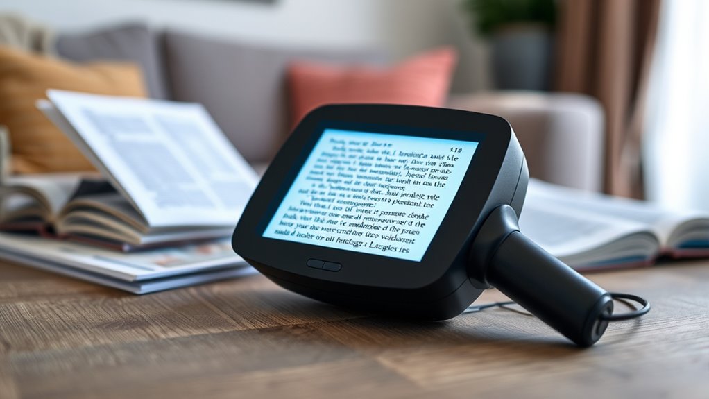 choosing suitable electronic magnifiers