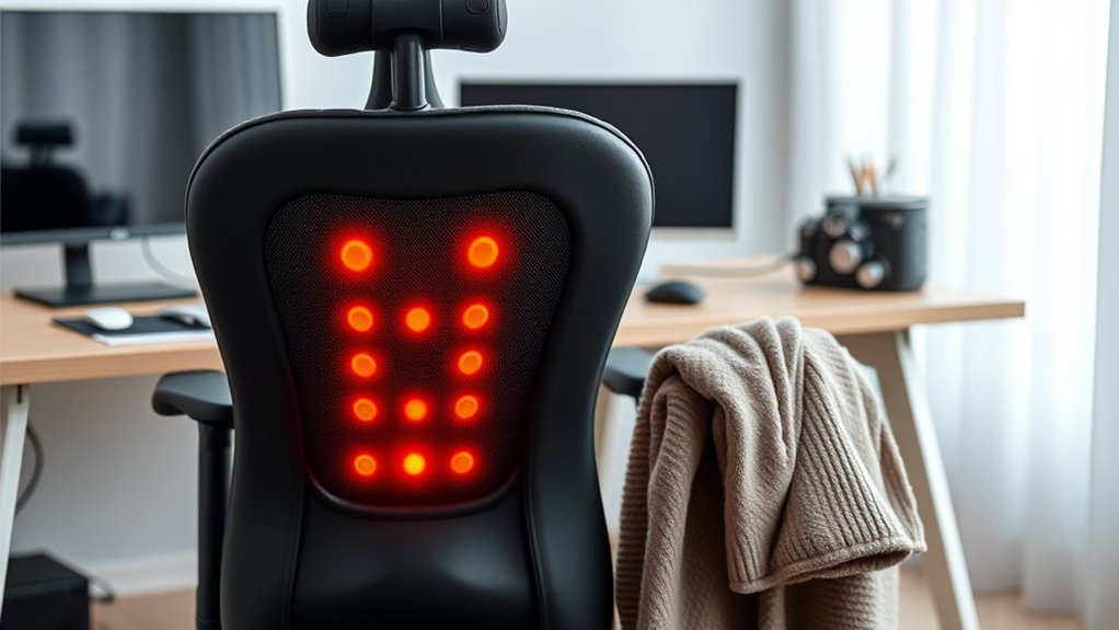 comfortable ergonomic massage features