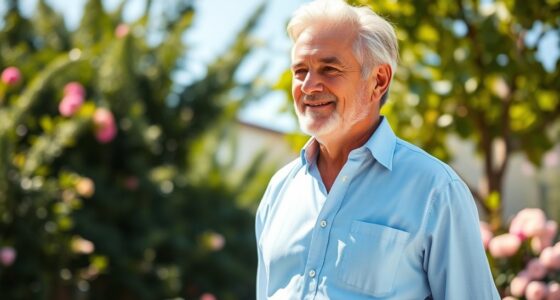 comfortable senior open back shirts