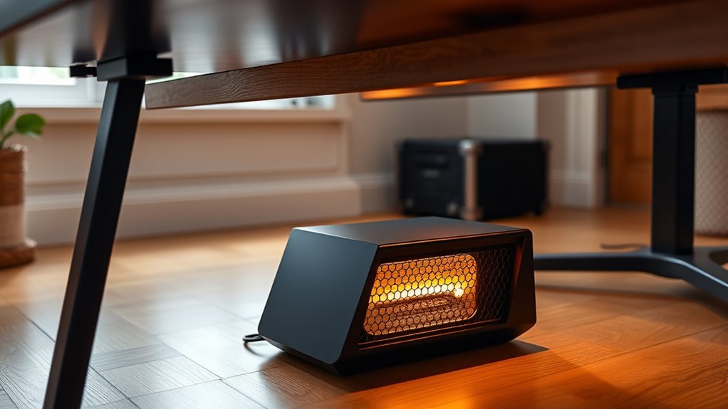 compact desk heater options