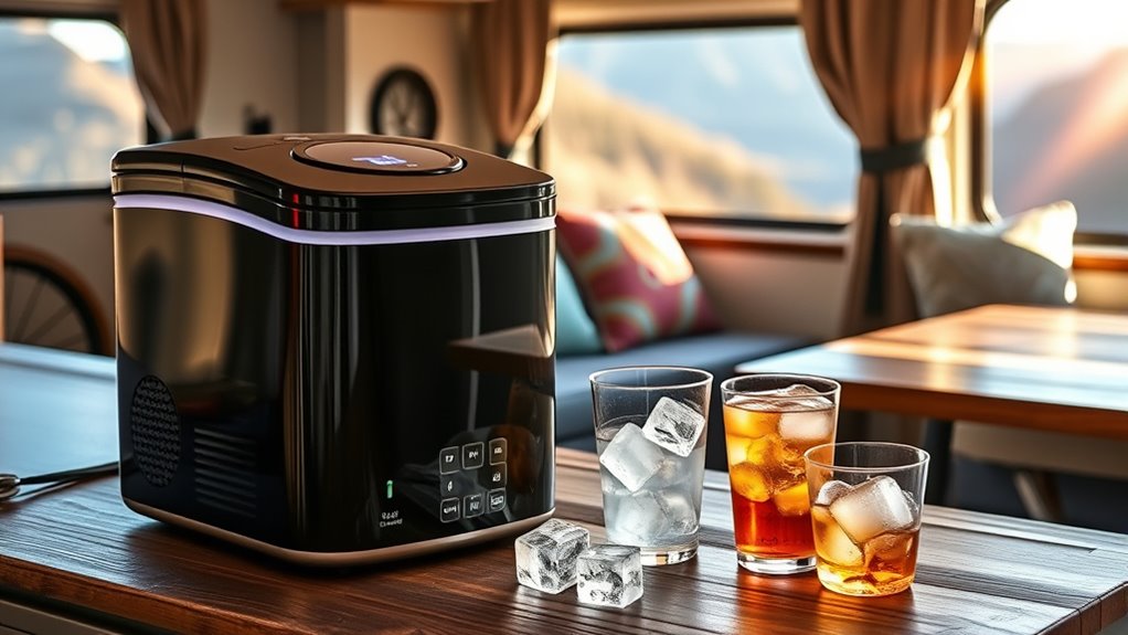 compact efficient portable ice maker