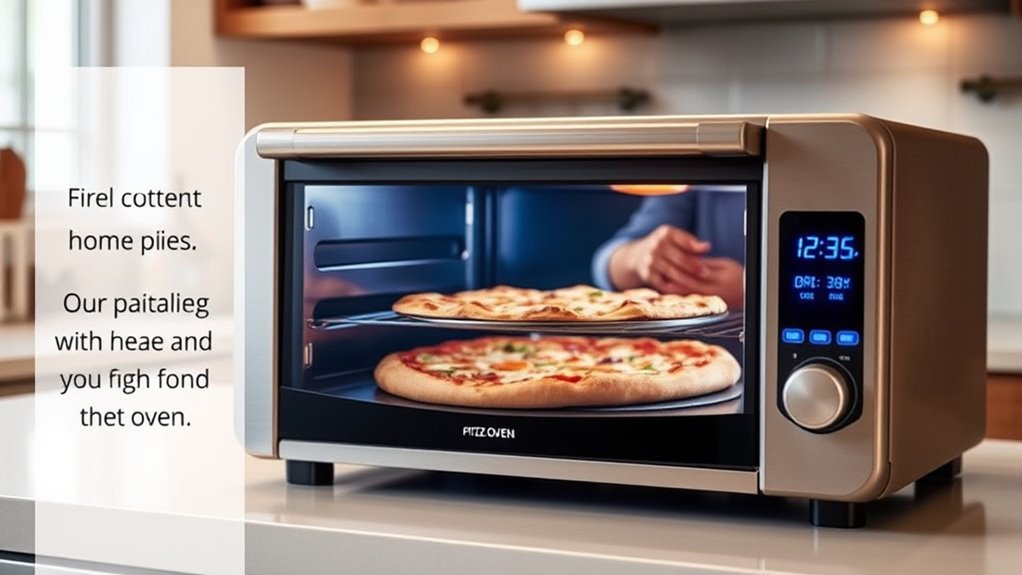 compact oven size and features