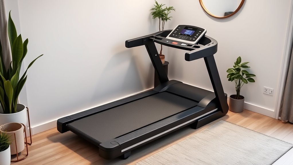 compact space saving treadmills