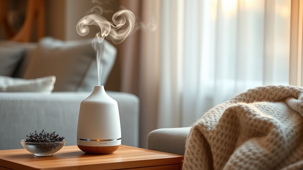 diffuser features for relaxation