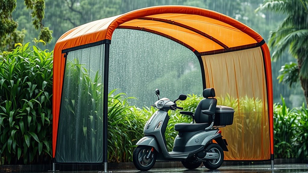 durable weatherproof shelter features