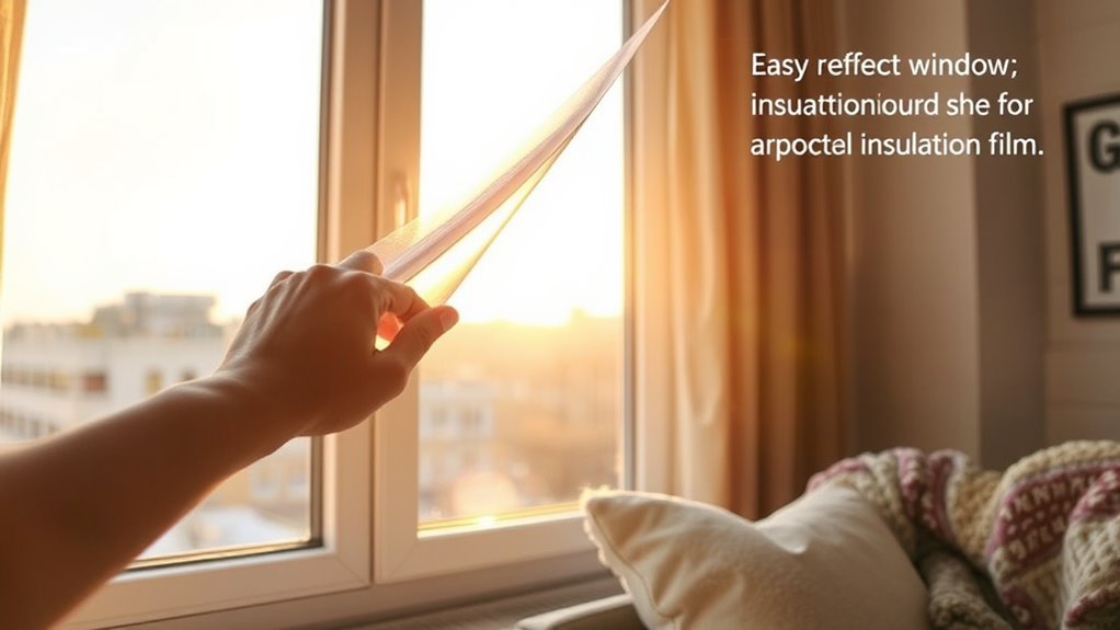 easy removable transparent insulation