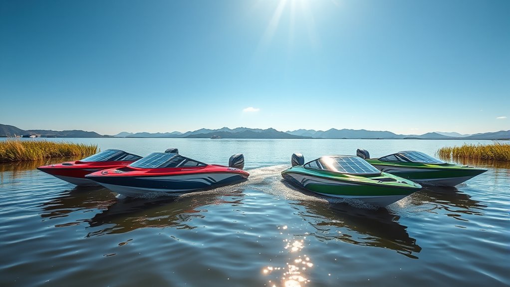 eco friendly solar bait boats