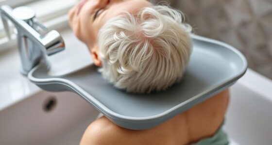 elderly hair wash trays