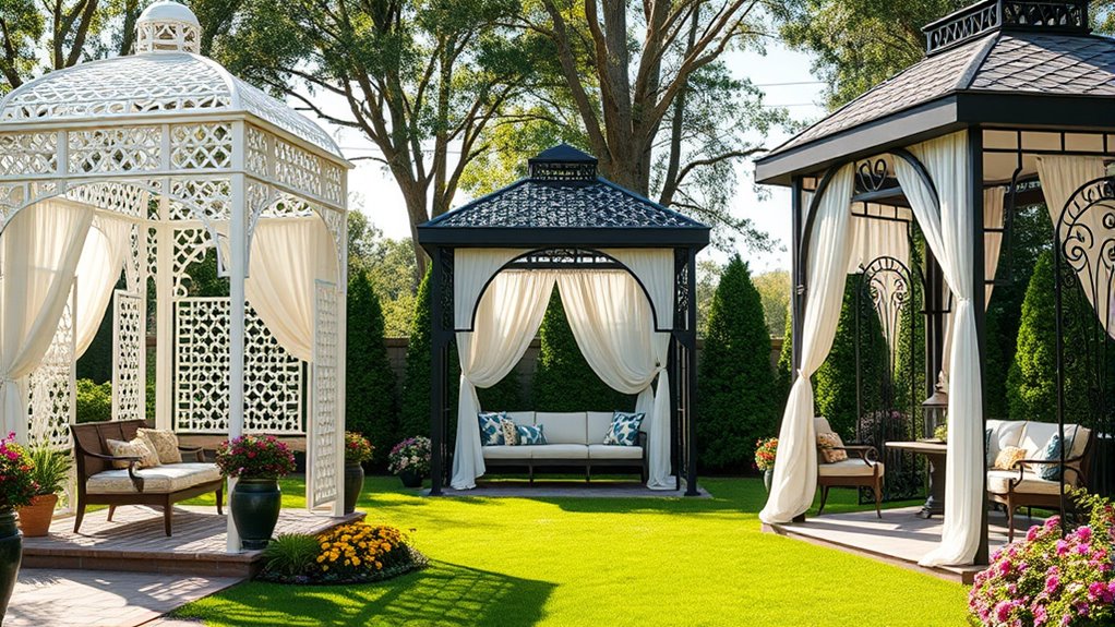 elegant backyard gazebo designs