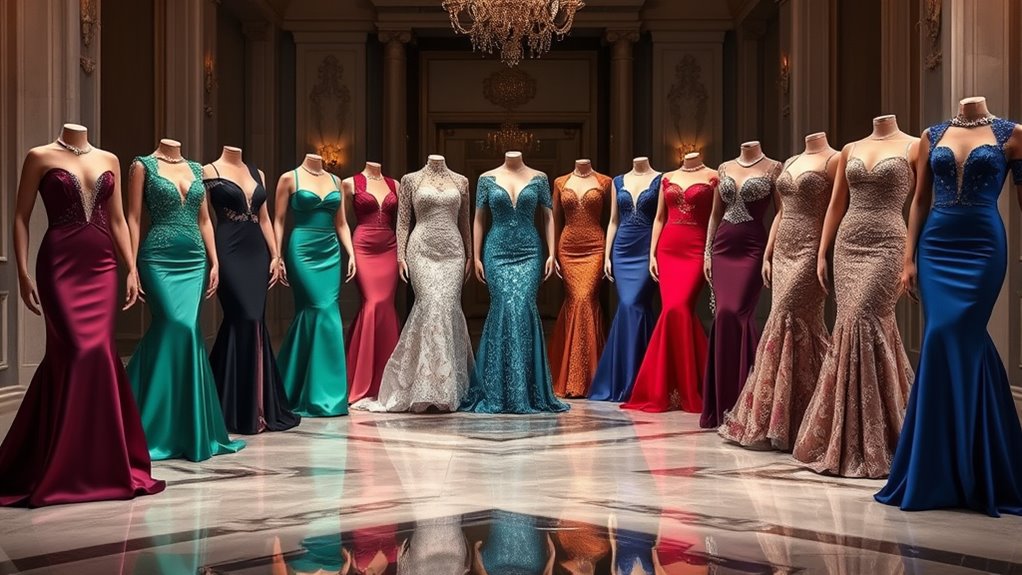 elegant evening gown selections