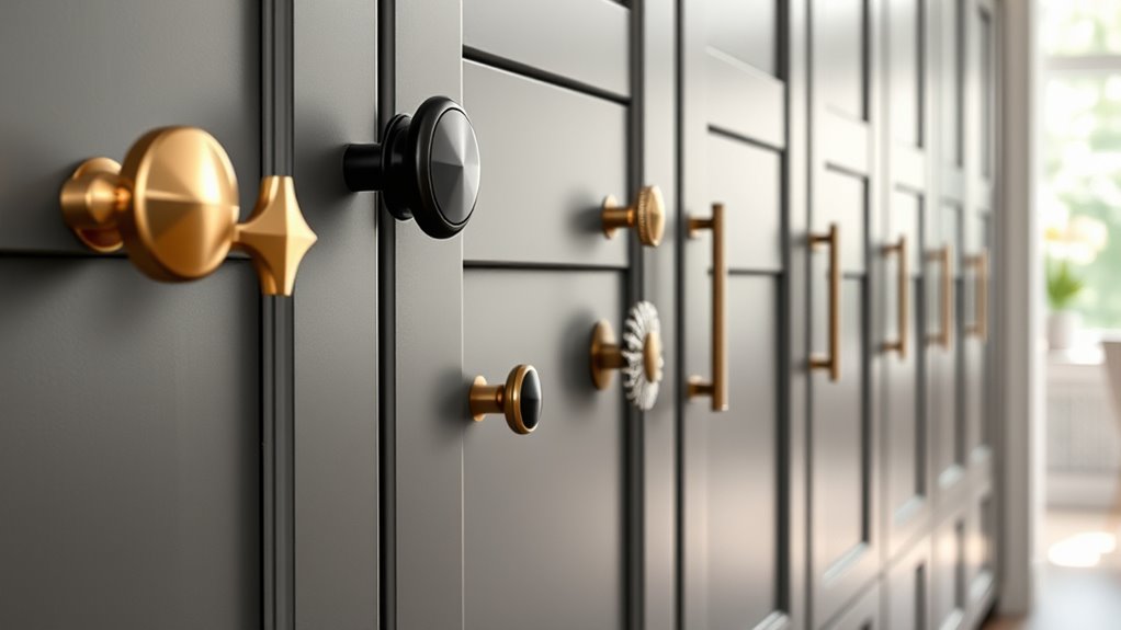 elegant kitchen cabinet hardware