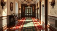 elegant palace hallway runners