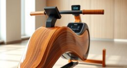 elegant wooden water rowers