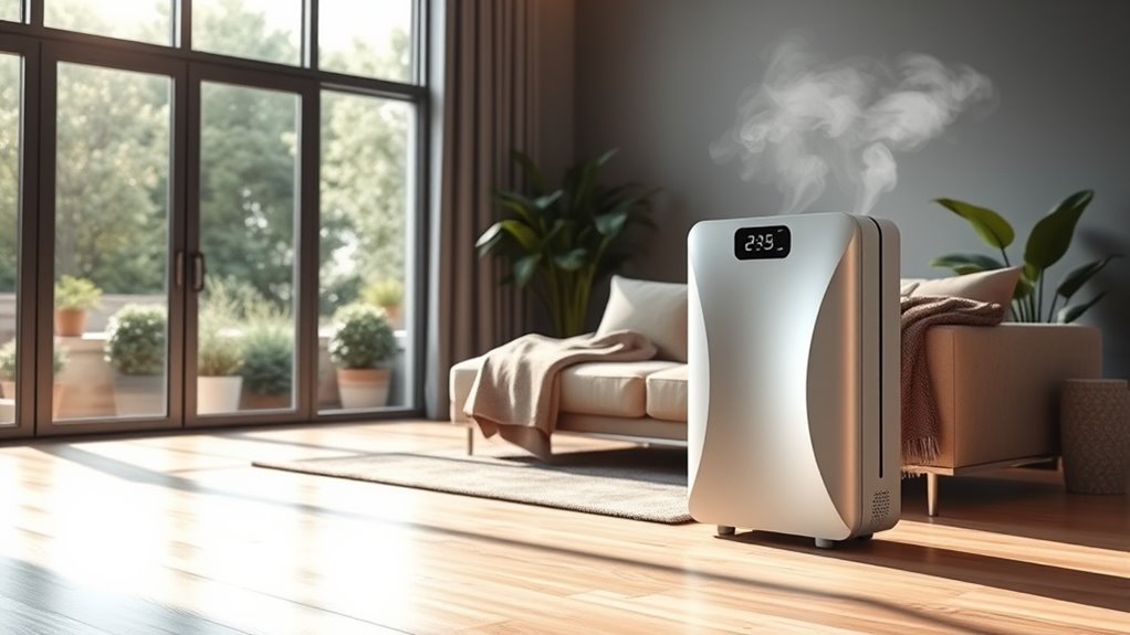 filtration room size noise