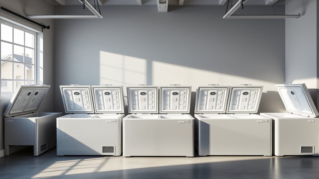 garage freezer capacity considerations