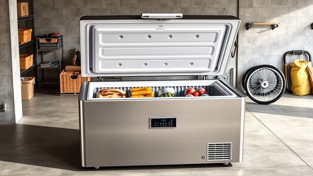 garage freezer selection tips