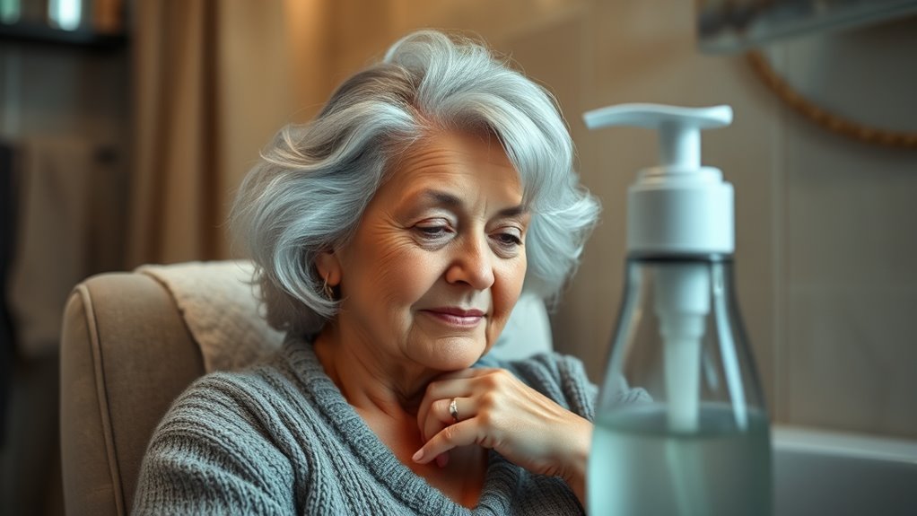 gentle elderly hair cleansing