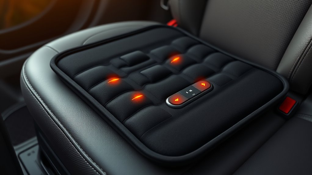heated seat cushions with auto shutoff
