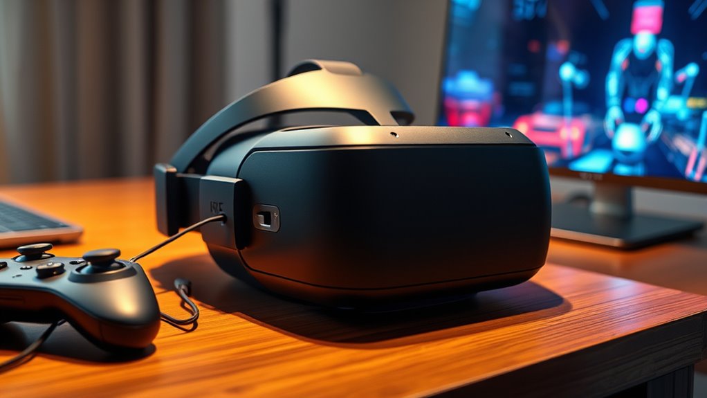 high end vr headset features