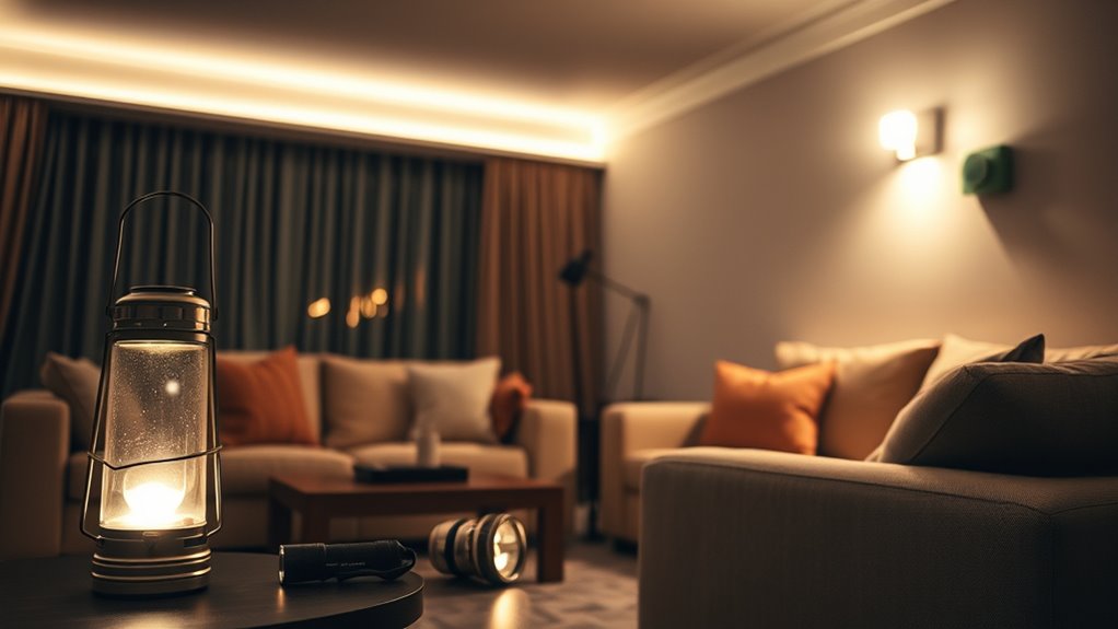 home emergency lighting options