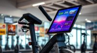 interactive screen exercise bikes