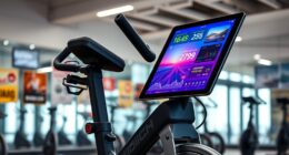 interactive screen exercise bikes