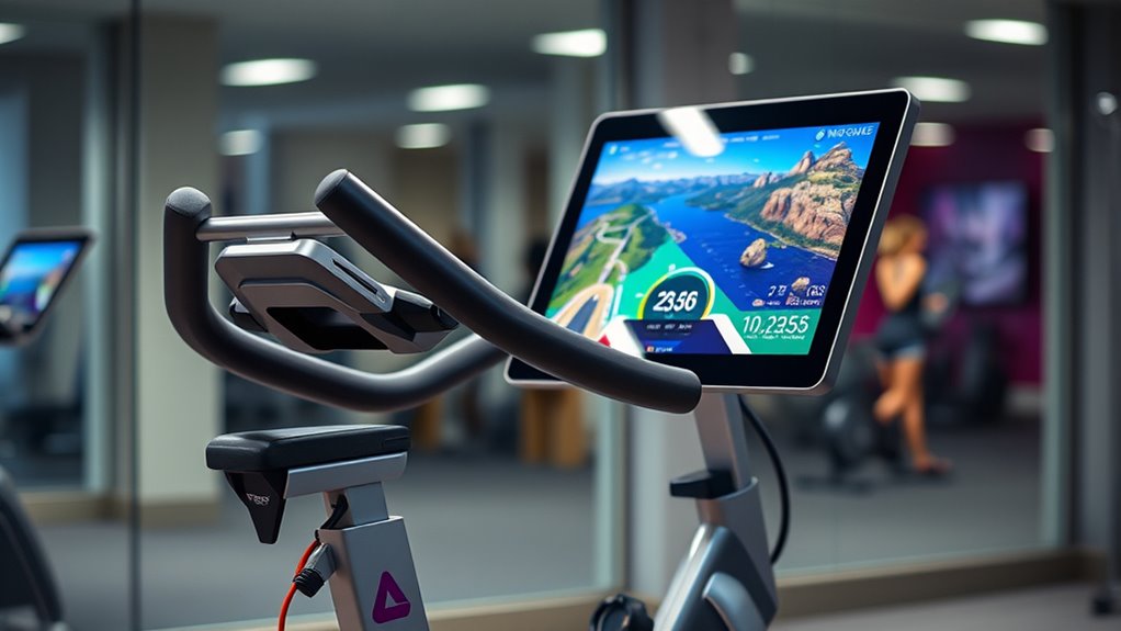 interactive screen features