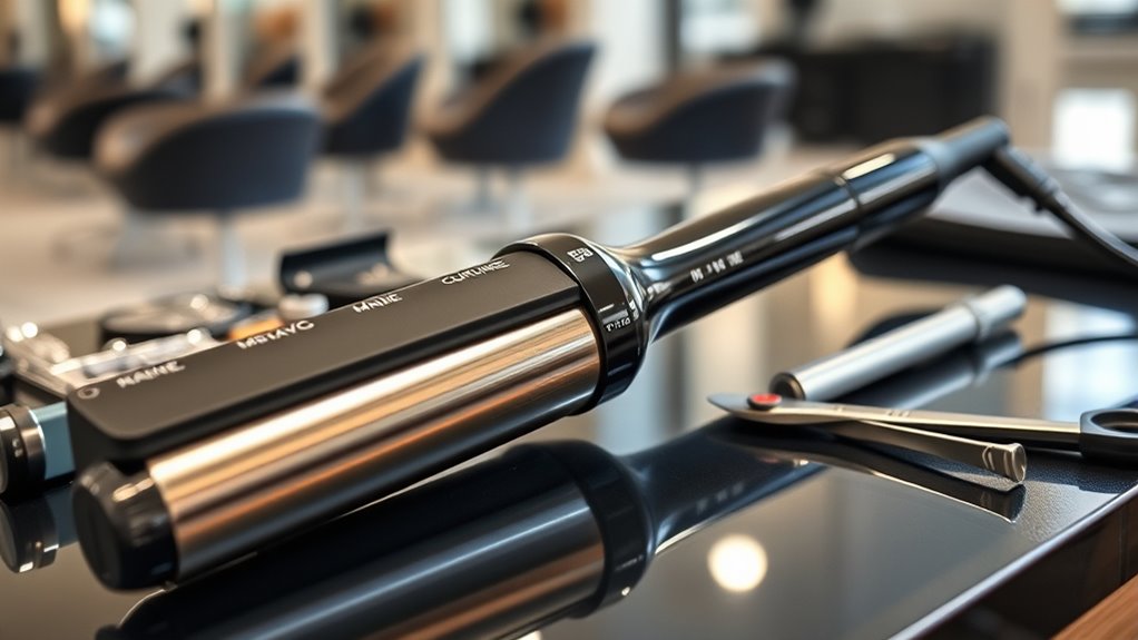 key curling iron features