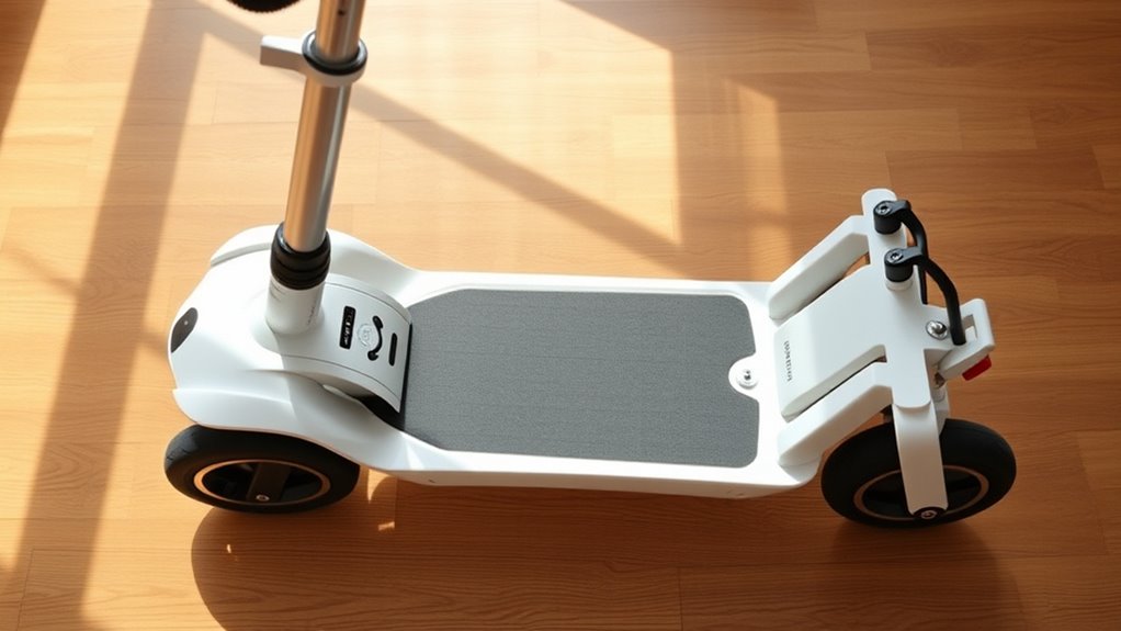 key folding scooter features