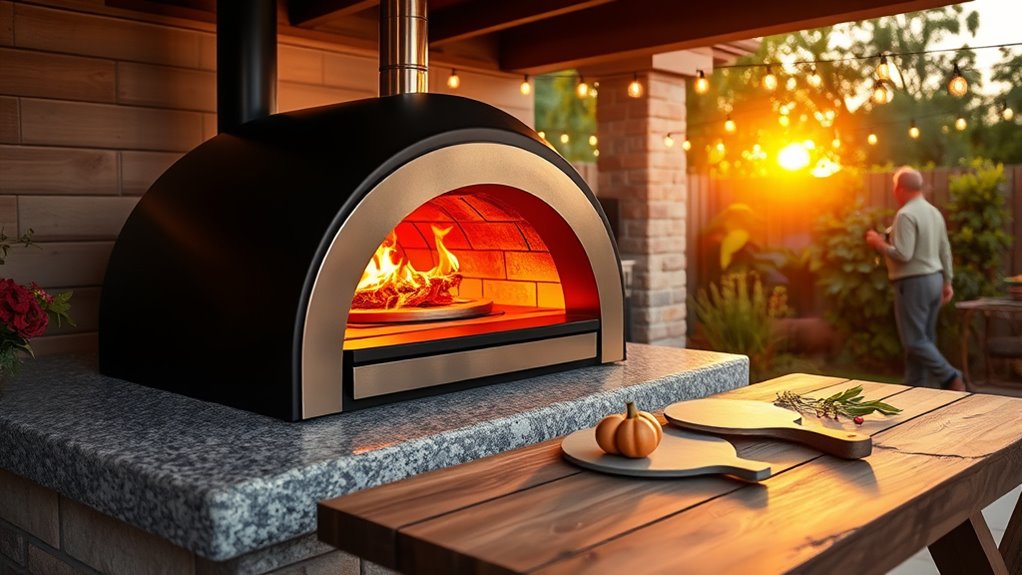 key outdoor pizza oven features