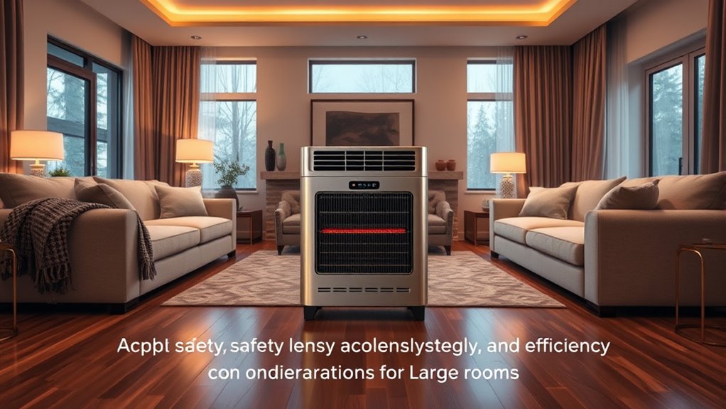 large room heating considerations