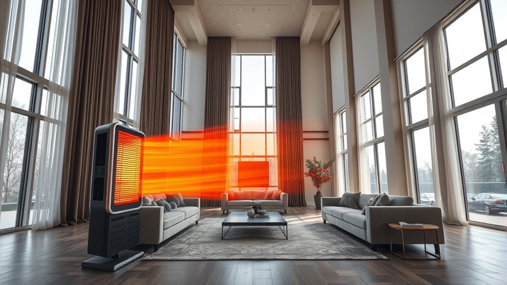 large room heating considerations