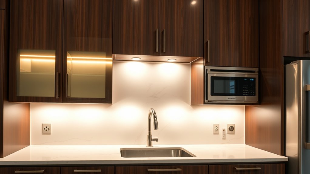 lighting brightness and features