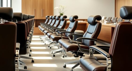 luxurious comfortable office seating