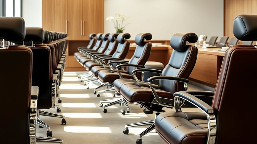 luxurious comfortable office seating