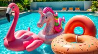 luxurious pool float selections