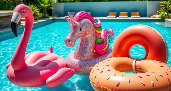 luxurious pool float selections