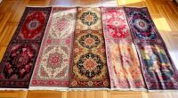 luxurious reversible silk rugs