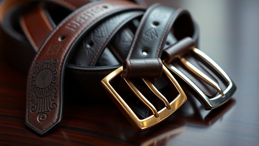 luxury belts showcase elegance