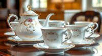 luxury bone china tea sets