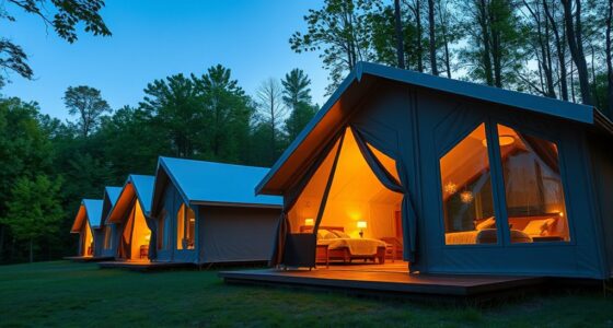 luxury camping with ac