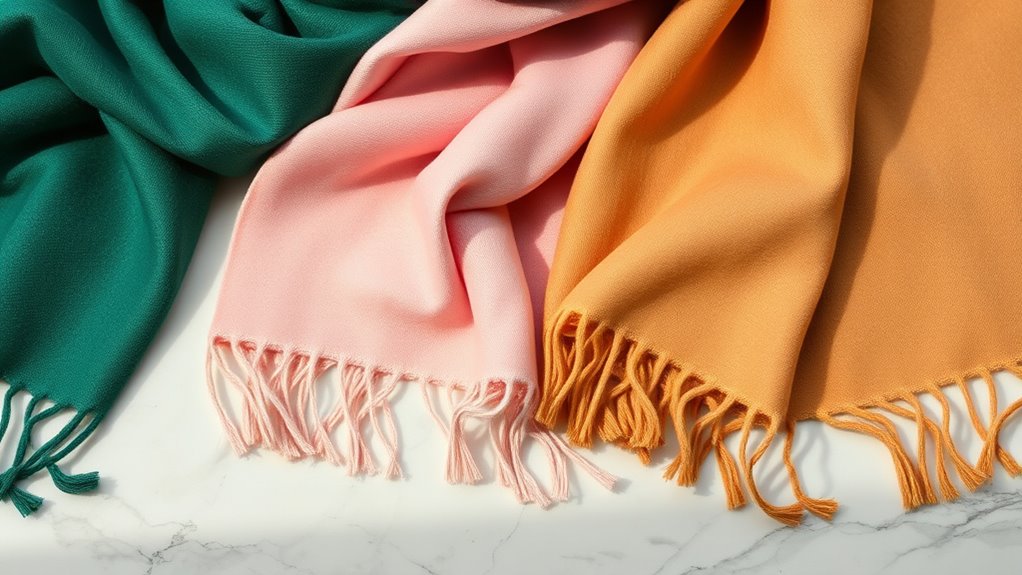 luxury cashmere scarves collection