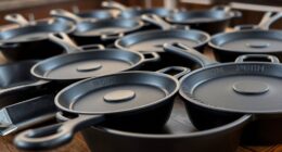 luxury cast iron skillet selection