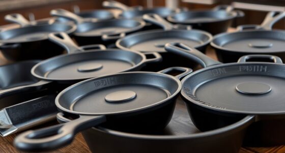 luxury cast iron skillet selection