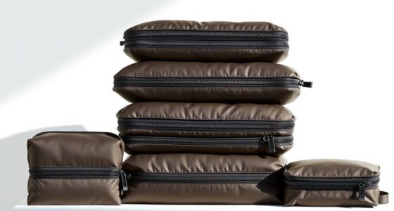 luxury compression packing cubes