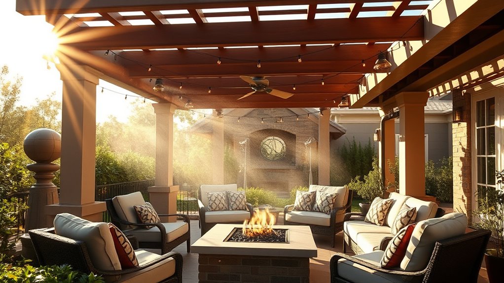 luxury cooling patio systems