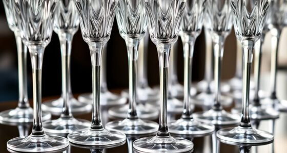 luxury crystal champagne glasses