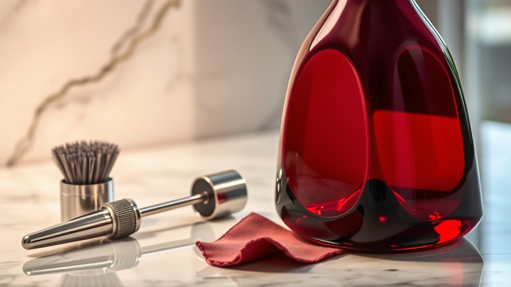 luxury decanter cleaning sets